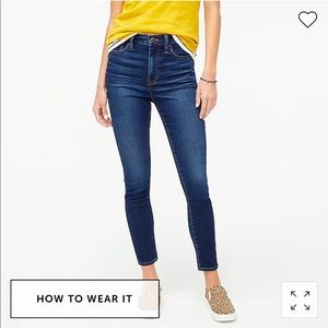 NWT J Crew Skinny Jeans